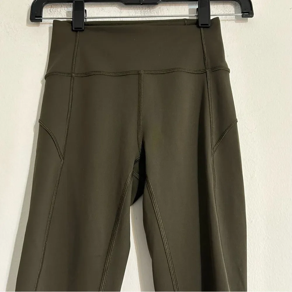 Lululemon In Movement 7/8 Tight Leggings Everlux 25